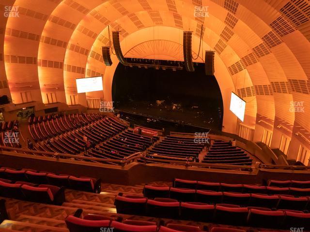 Seating view for Radio City Music Hall Section Third Mezzanine 1