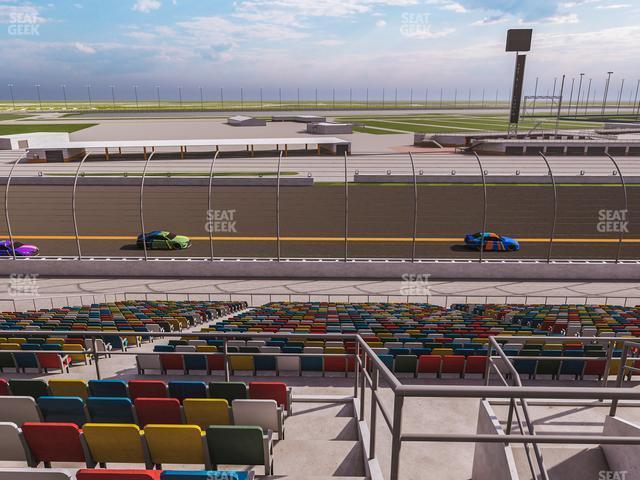 Seating view for Daytona International Speedway Section Back 119