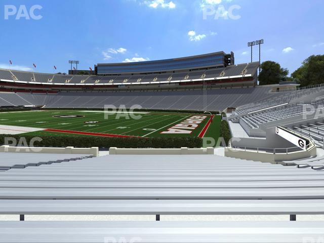 Seating view for Sanford Stadium Section 102