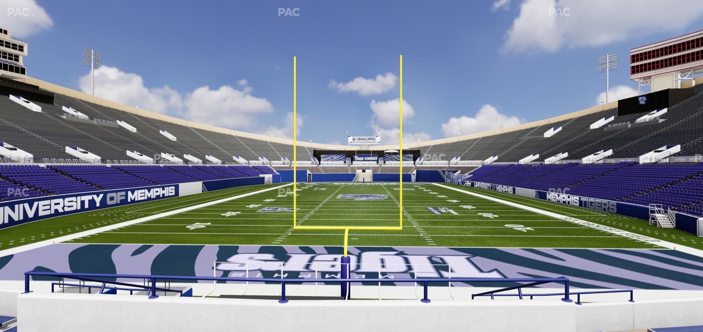 Seating view for Simmons Bank Liberty Stadium Section Box 127