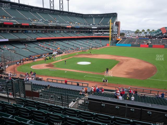 Seating view for Oracle Park Section Club Level 207