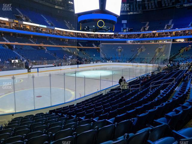 Seating view for KeyBank Center Section 120