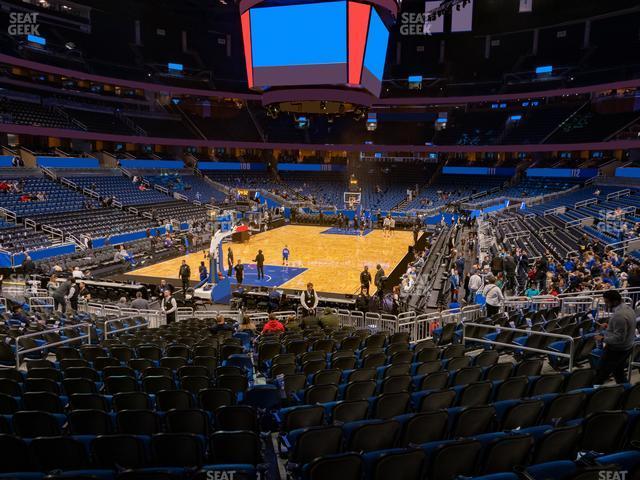 Seating view for Kia Center Section 118