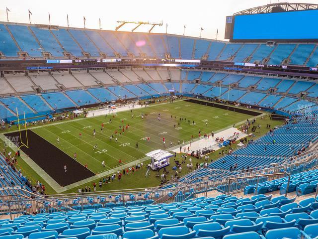 Seating view for Bank of America Stadium Section 521