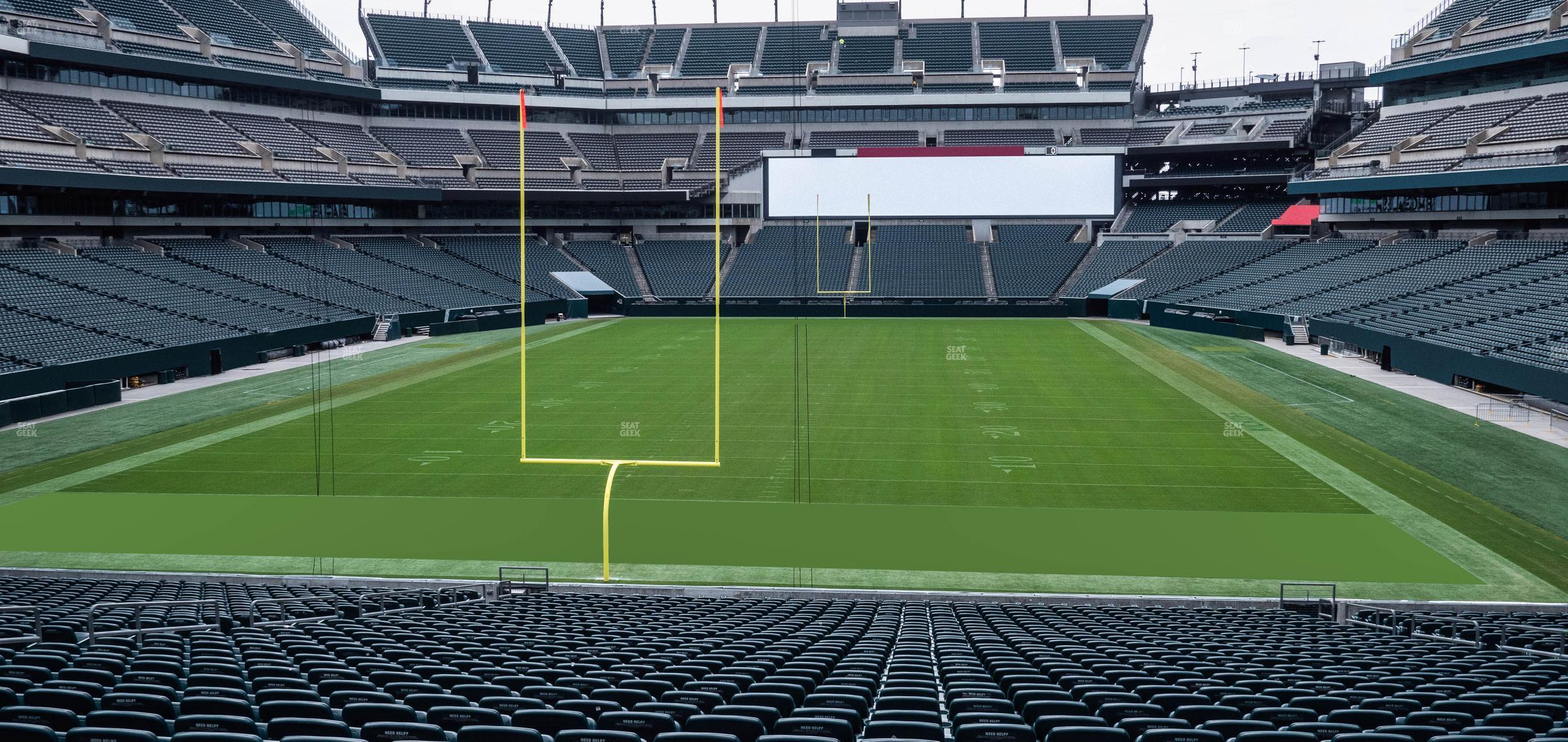 Seating view for Lincoln Financial Field Section 129