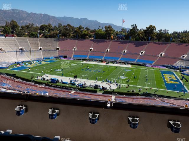 Seating view for Rose Bowl Stadium Section Club 106