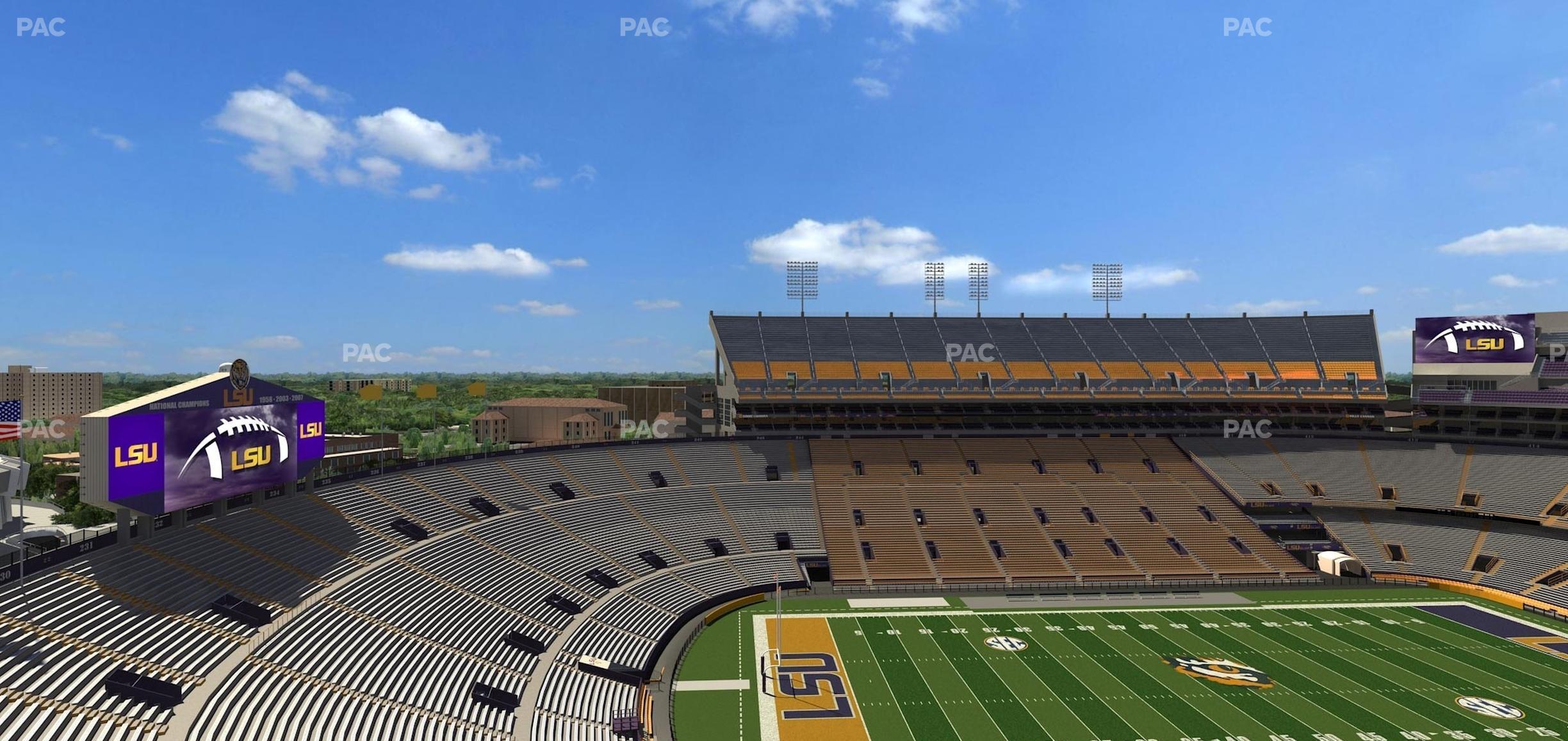 Seating view for Tiger Stadium Section 520