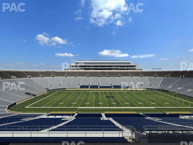 Seating view for Notre Dame Stadium Section 1842 Box 7