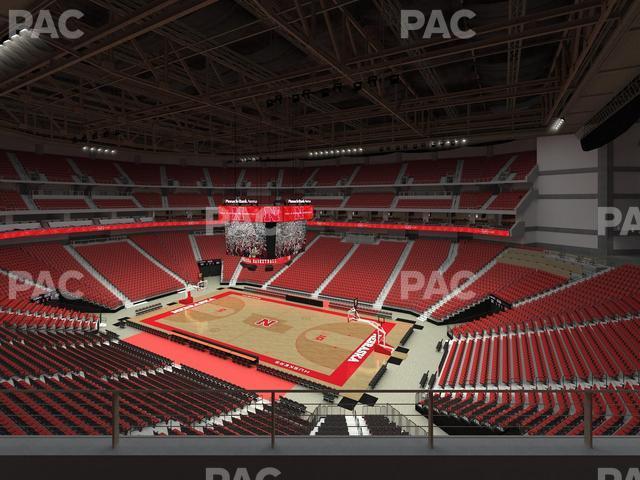 Seating view for Pinnacle Bank Arena Section 201