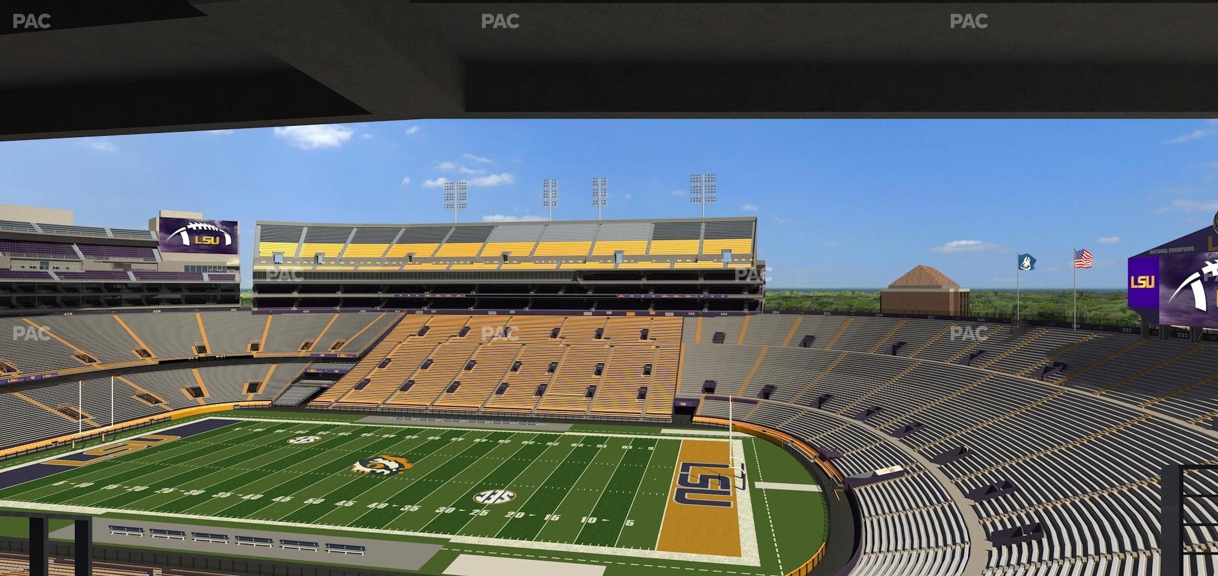 Seating view for Tiger Stadium Section Suite 202