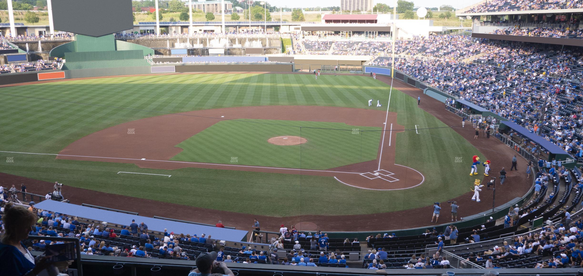 Seating view for Kauffman Stadium Section 311