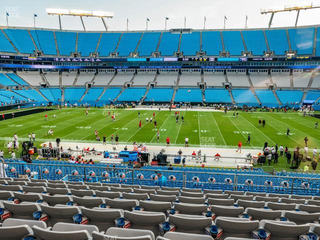 Seating view for Bank of America Stadium Section 315