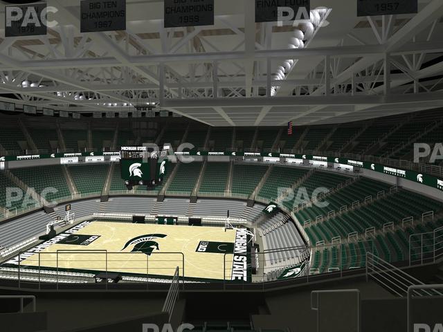 Seating view for Jack Breslin Student Events Center Section 225