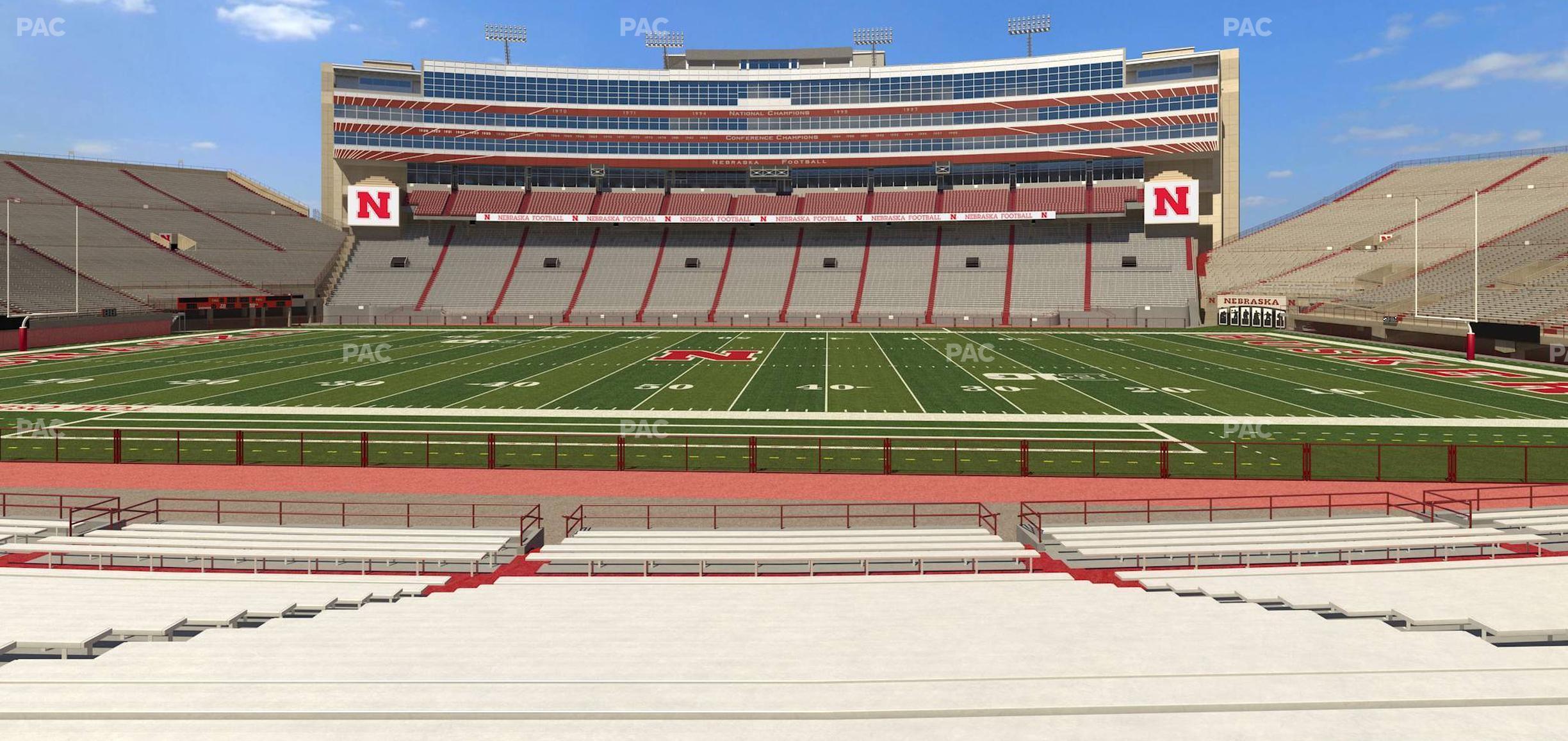 Seating view for Memorial Stadium Nebraska Section 5