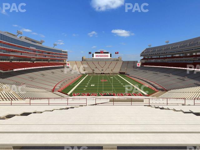 Seating view for Memorial Stadium Nebraska Section 16 B 2