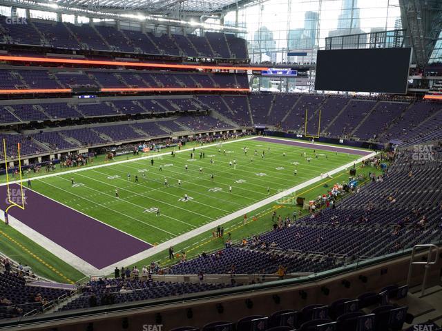 Seating view for U.S. Bank Stadium Section 218