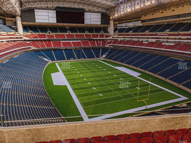 Seating view for NRG Stadium Section 550