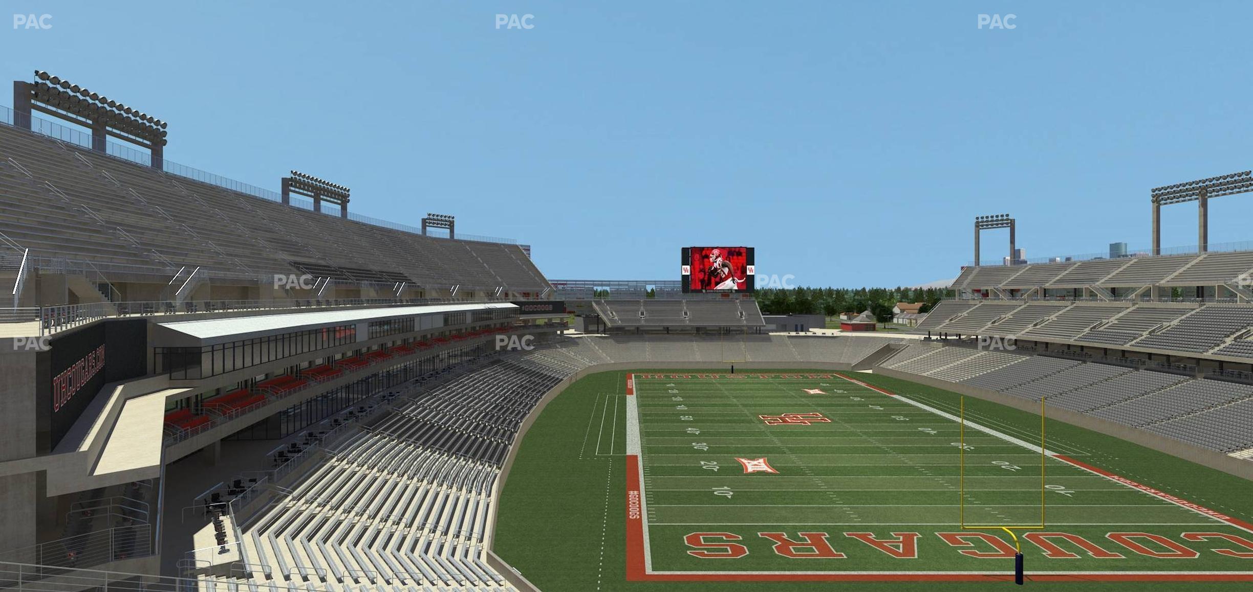 Seating view for TDECU Stadium Section 241