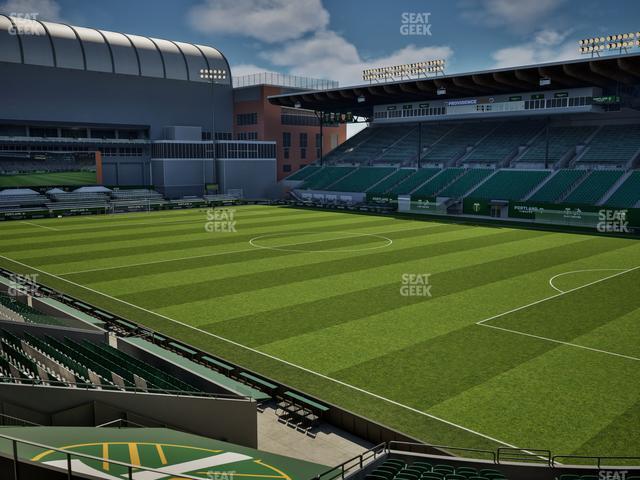 Seating view for Providence Park Section 101