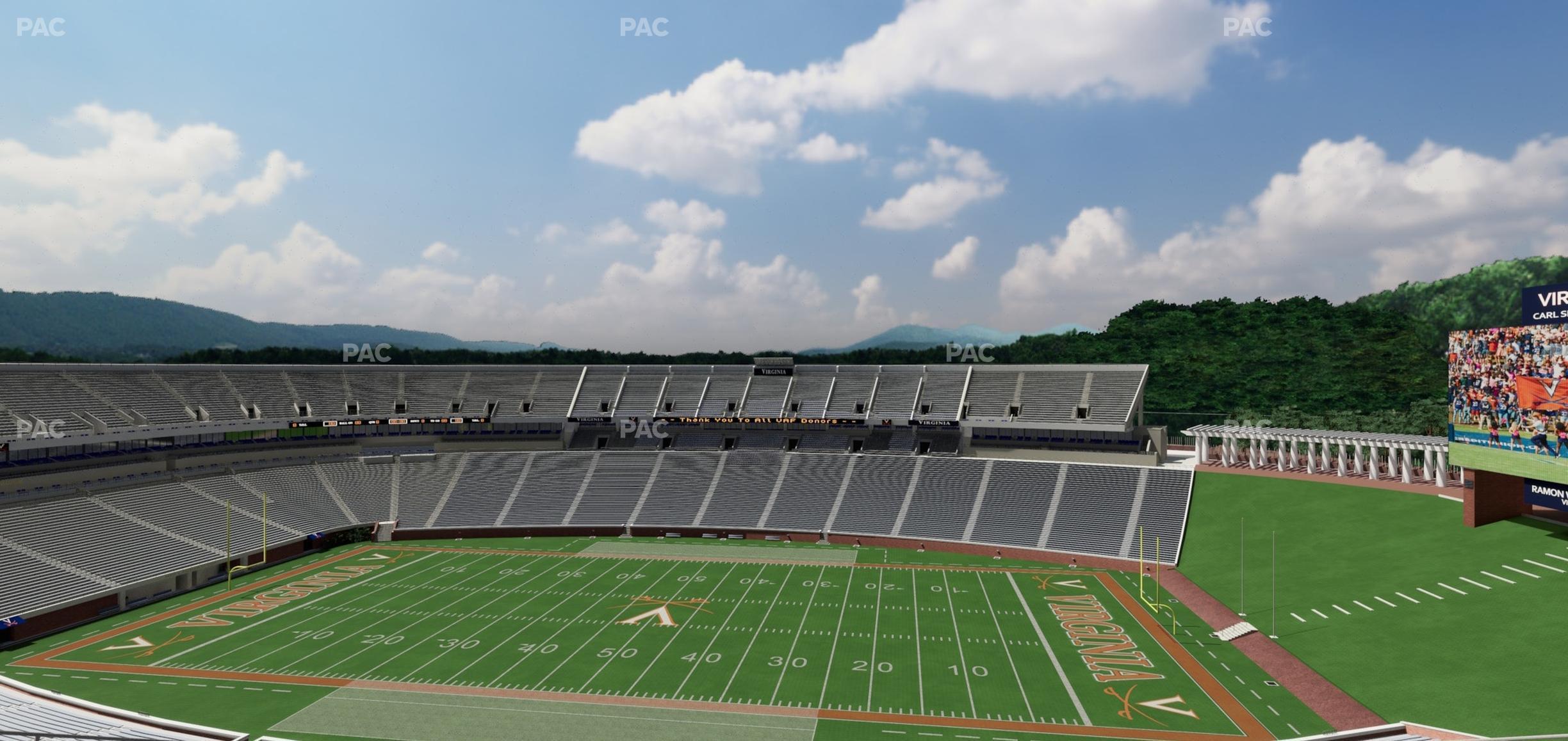 Seating view for Scott Stadium Section 505