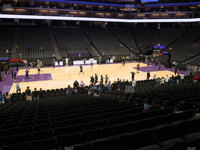 Seating view for Golden 1 Center Section 121