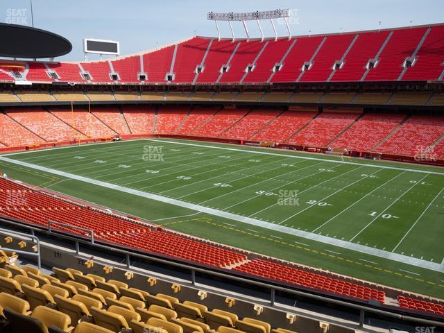 Seating view for GEHA Field at Arrowhead Stadium Section 220