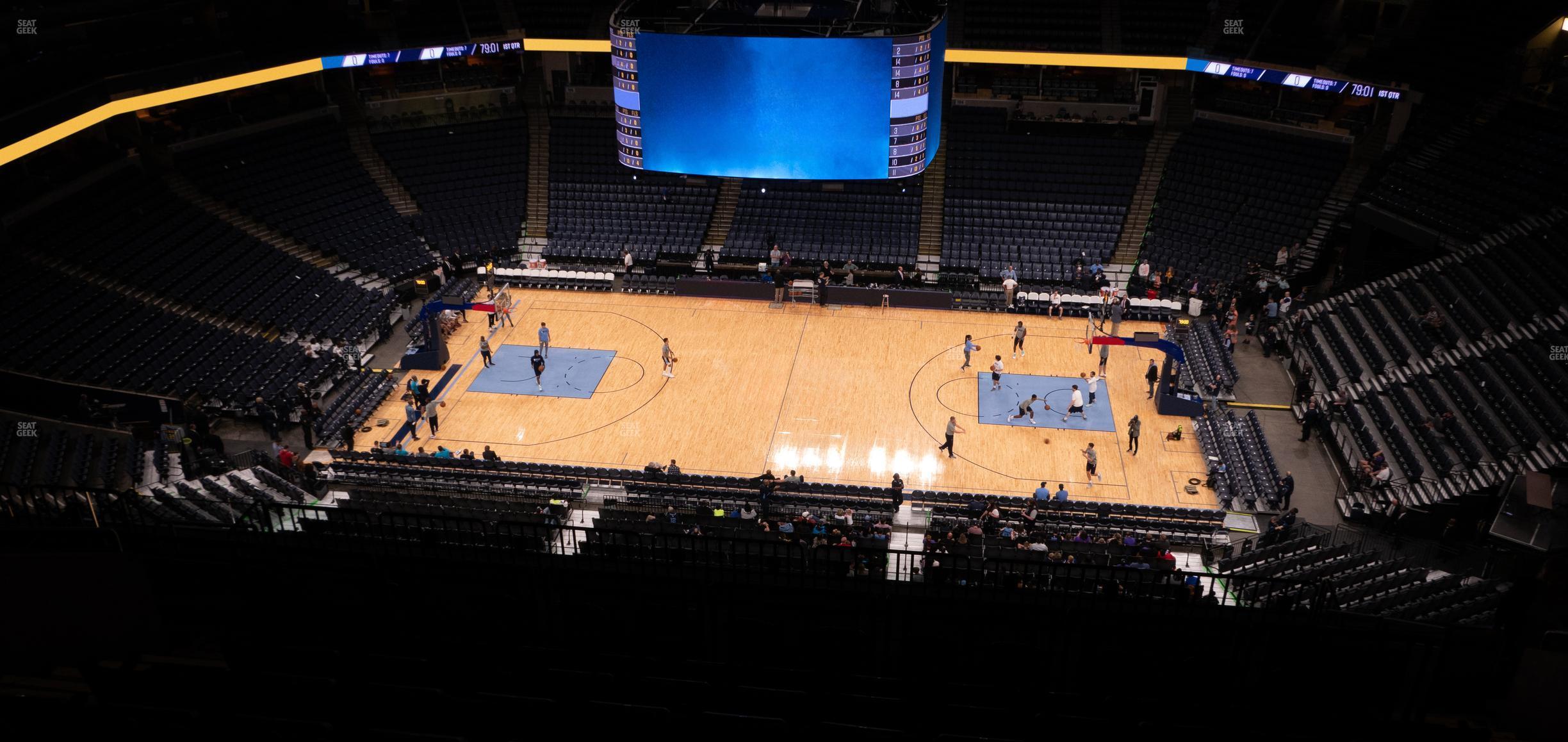 Seating view for FedExForum Section 225