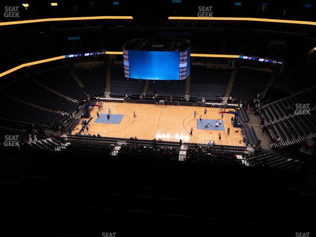 Seating view for FedExForum Section 225