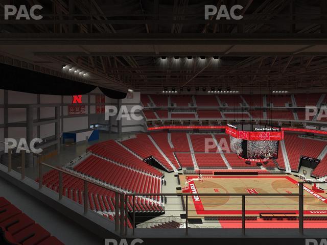 Seating view for Pinnacle Bank Arena Section 321