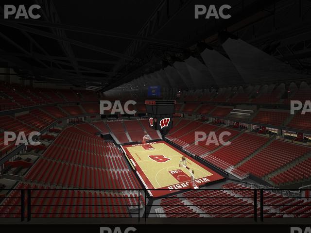 Seating view for Kohl Center Section 317