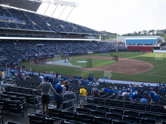 Seating view for Kauffman Stadium Section 238