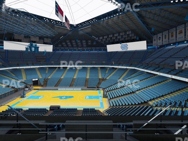 Seating view for Dean Smith Center Section 227