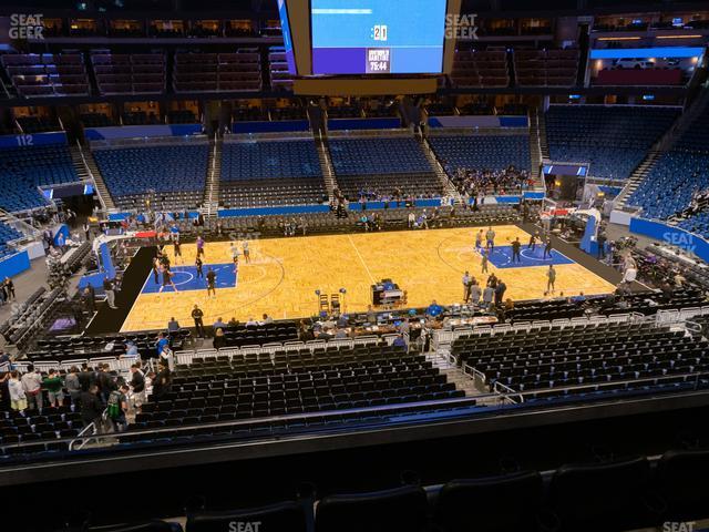 Seating view for Kia Center Section Club D