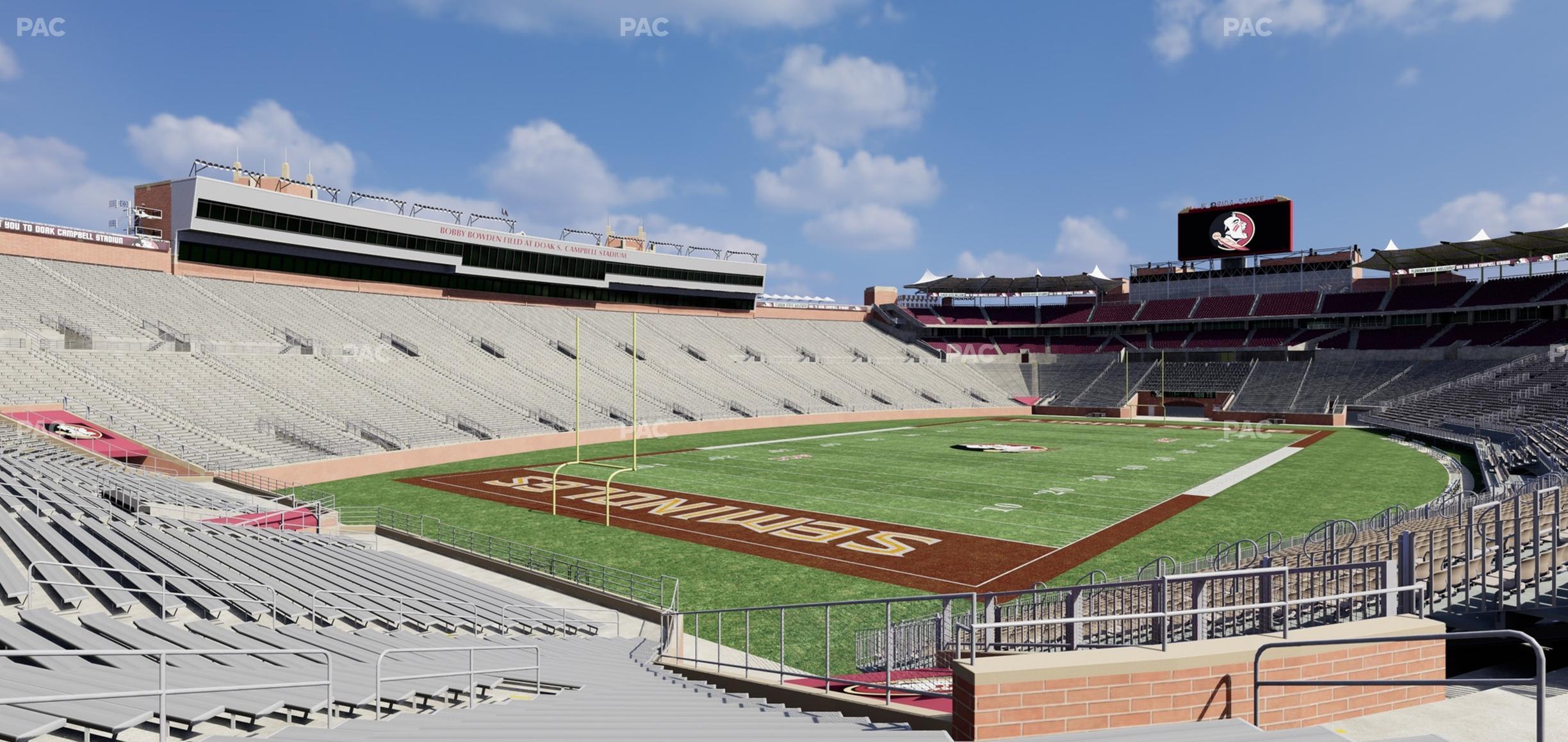 Seating view for Doak Campbell Stadium Section 40