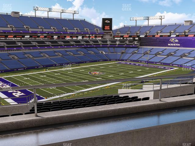 Seating view for M&T Bank Stadium Section Suite 330