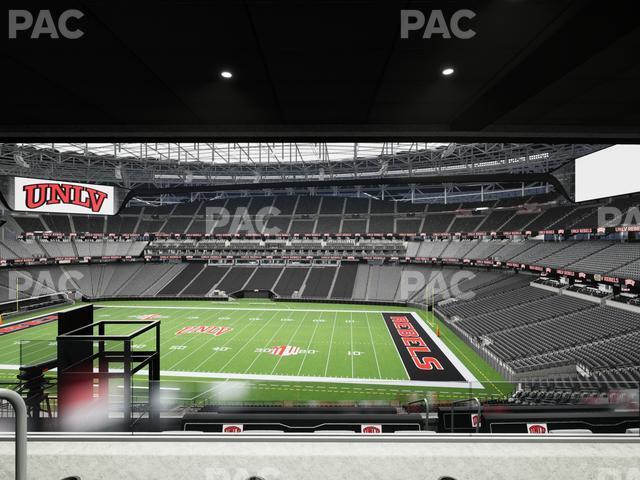 Seating view for Allegiant Stadium Section West Suite 2048