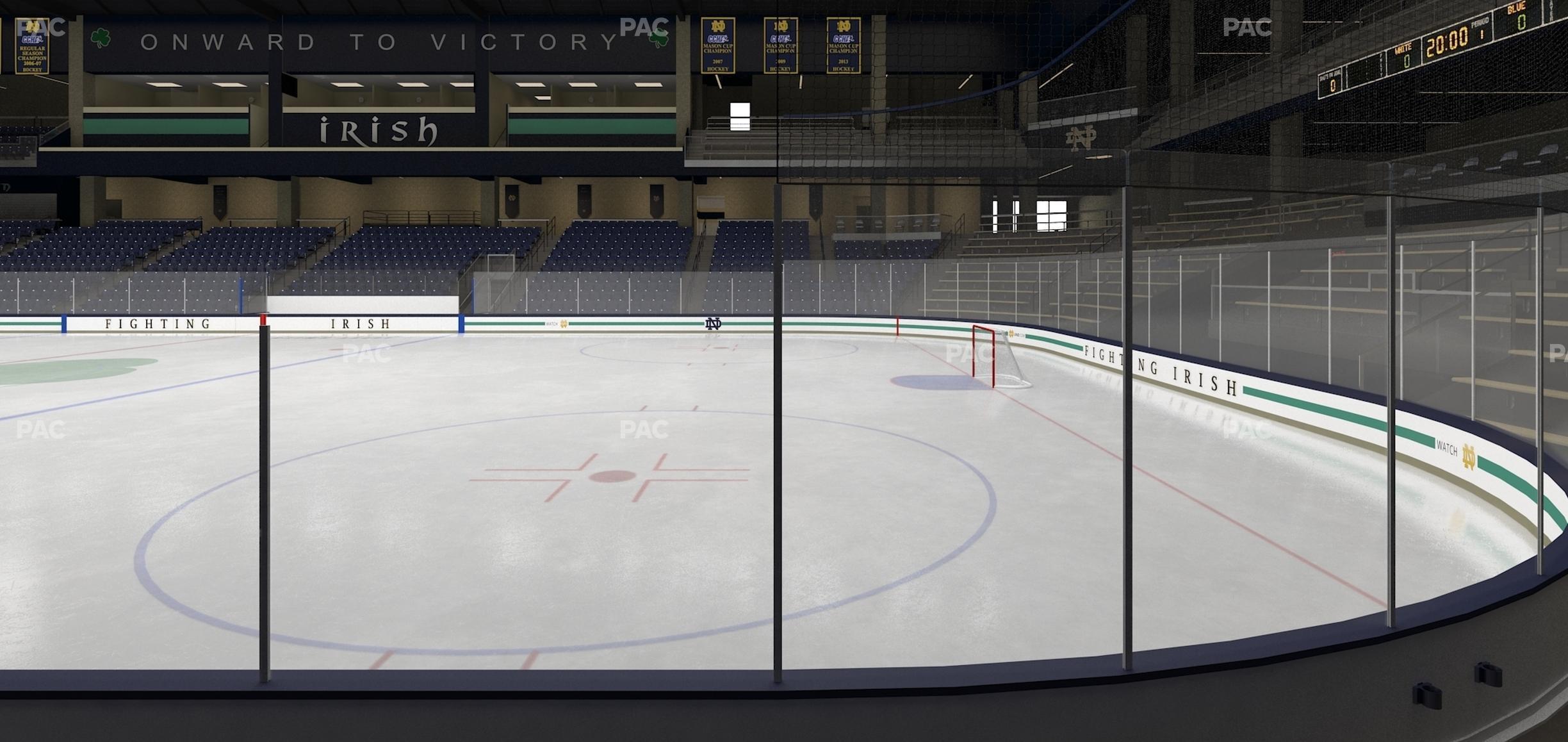 Seating view for Compton Family Ice Arena Section 1