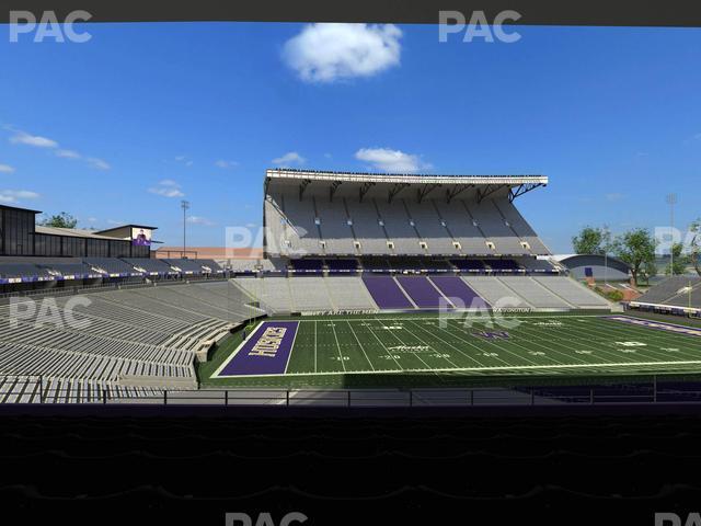 Seating view for Husky Stadium Section Club Husky 209