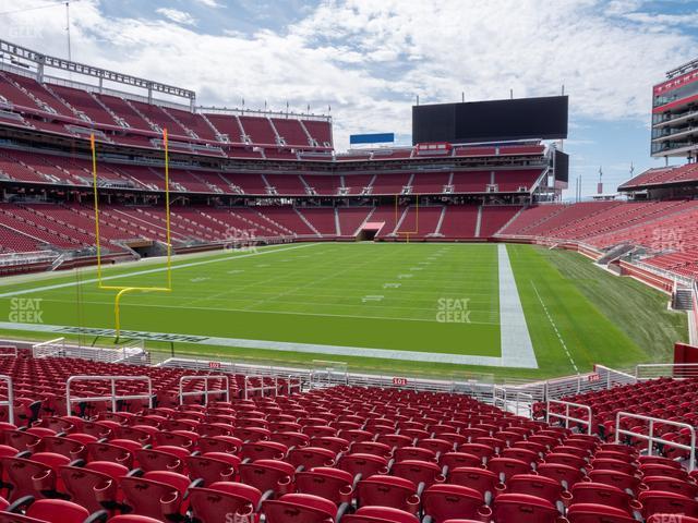 Seating view for Levi's Stadium Section 101