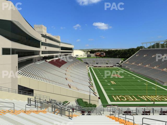 Seating view for Lane Stadium Section 509