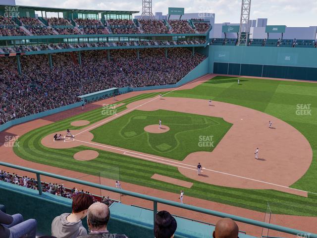 Seating view for Fenway Park Section Aura Pavilion 9