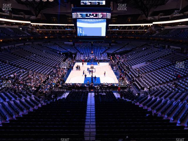 Seating view for American Airlines Center Section 201