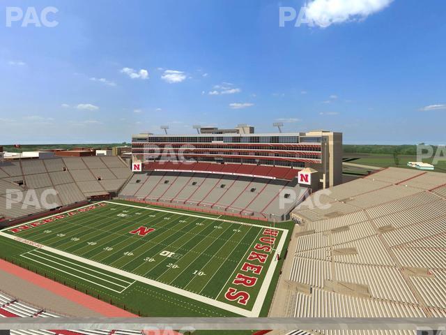 Seating view for Memorial Stadium Nebraska Section 601