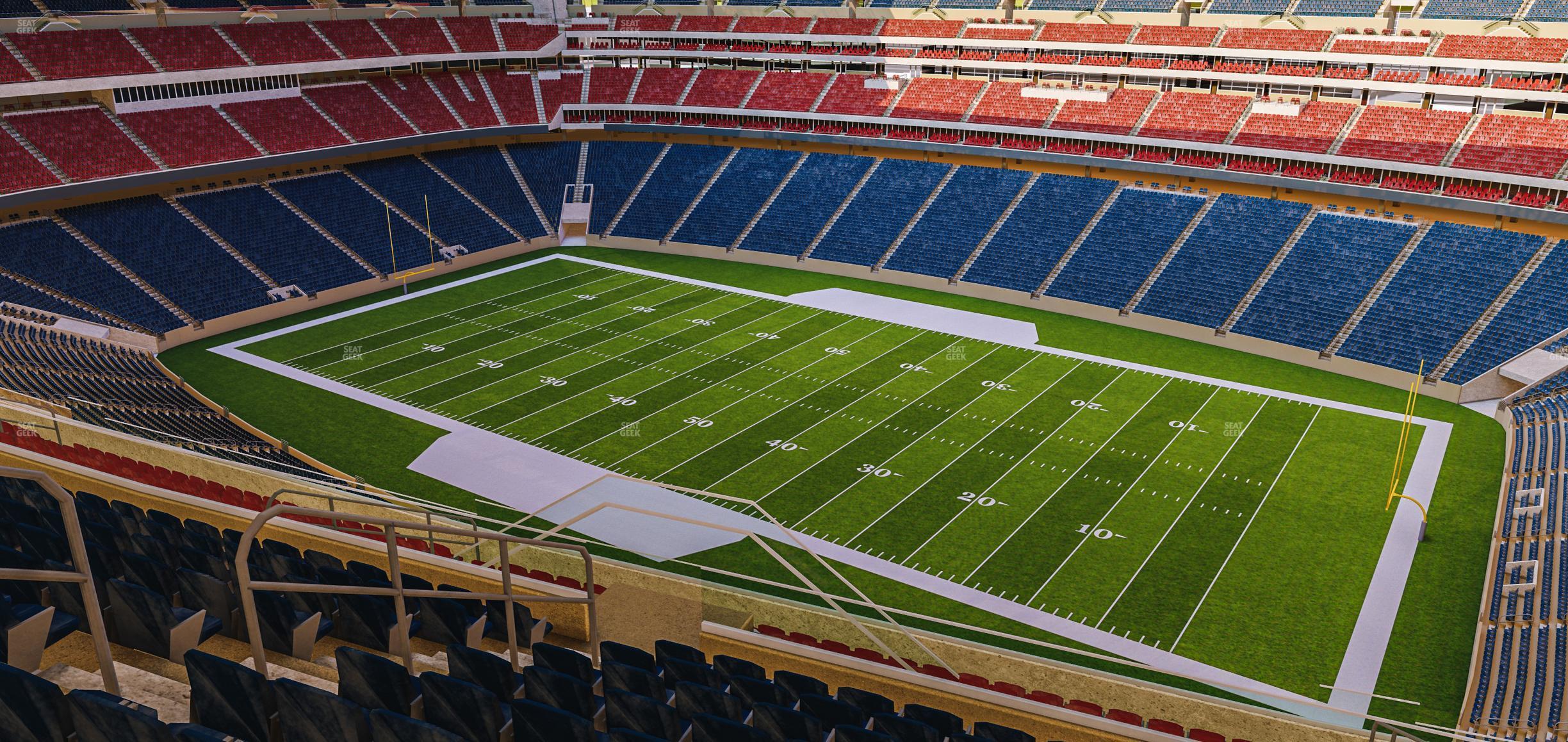 Seating view for NRG Stadium Section 630