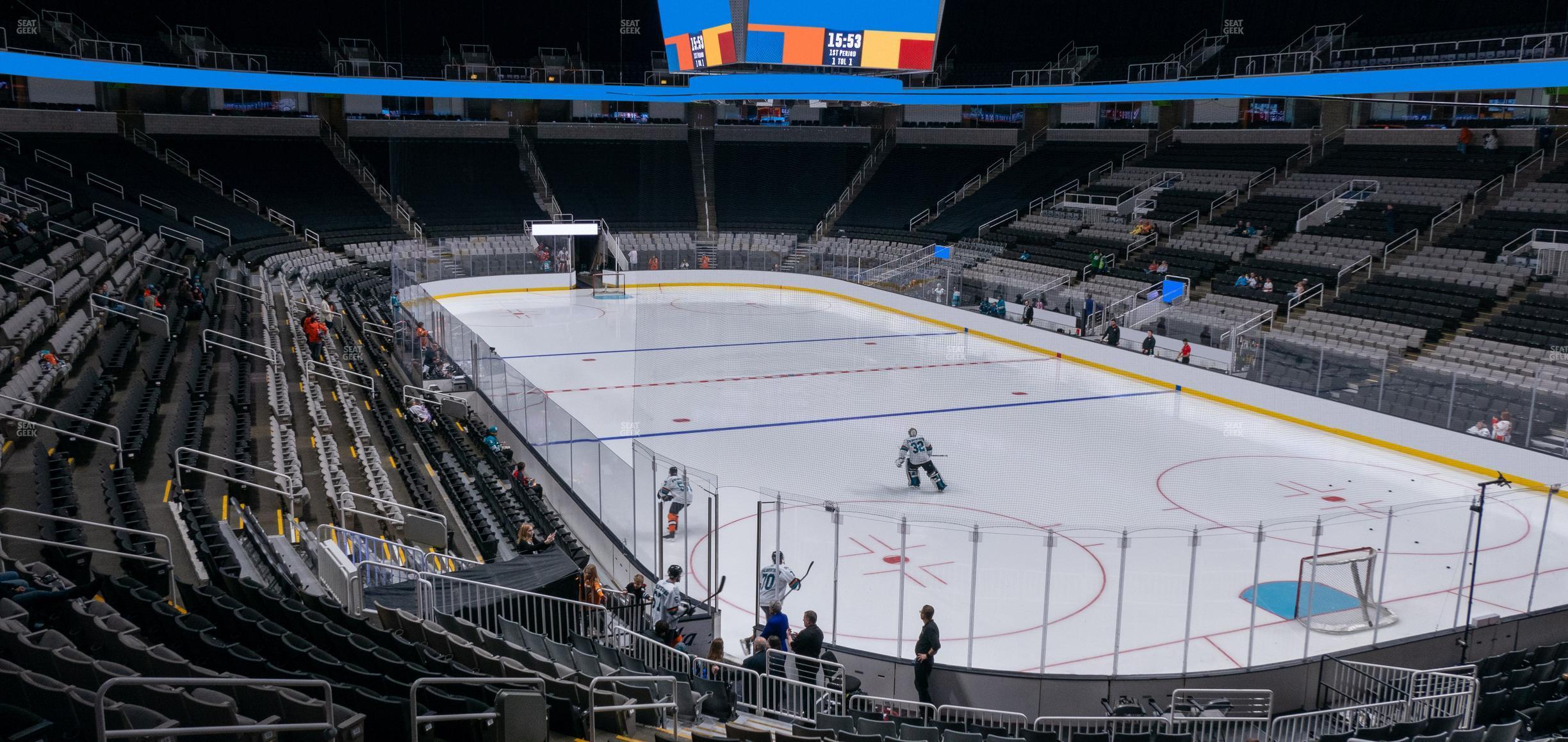 Seating view for SAP Center at San Jose Section 110