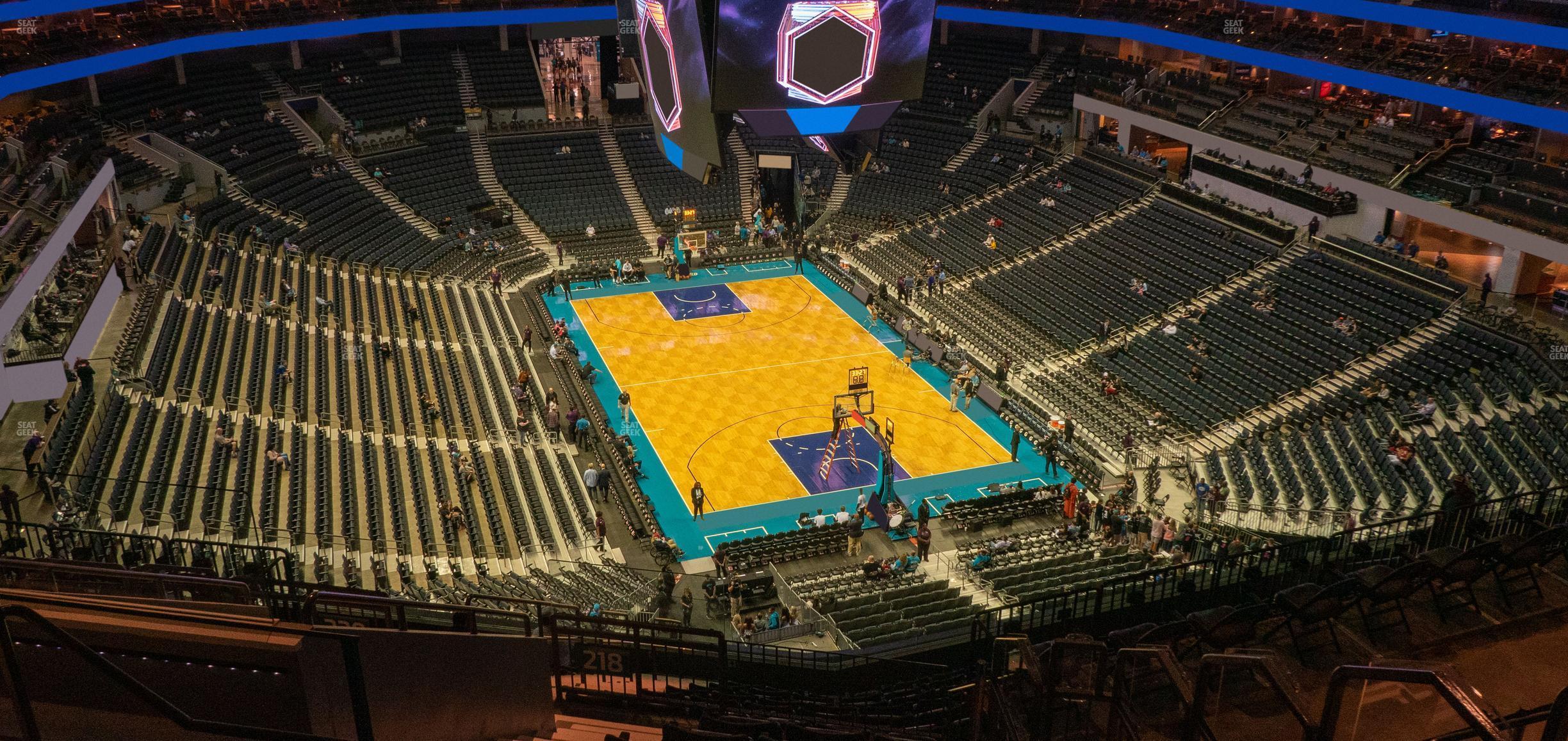 Seating view for Spectrum Center Section 219