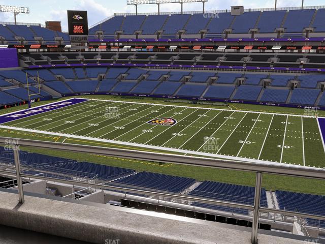 Seating view for M&T Bank Stadium Section Suite 407