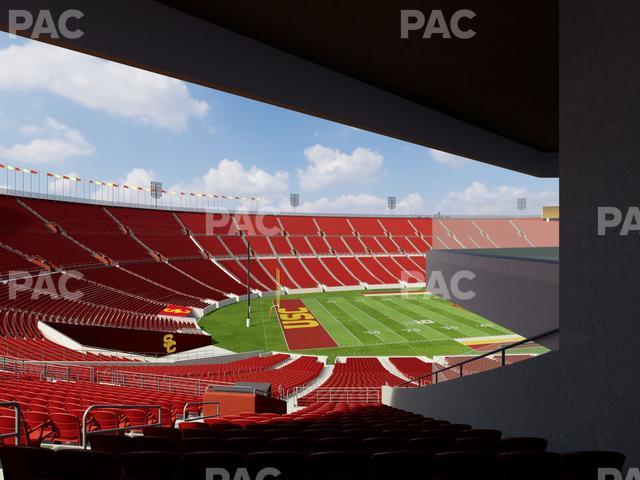 Seating view for Los Angeles Memorial Coliseum Section 209 B