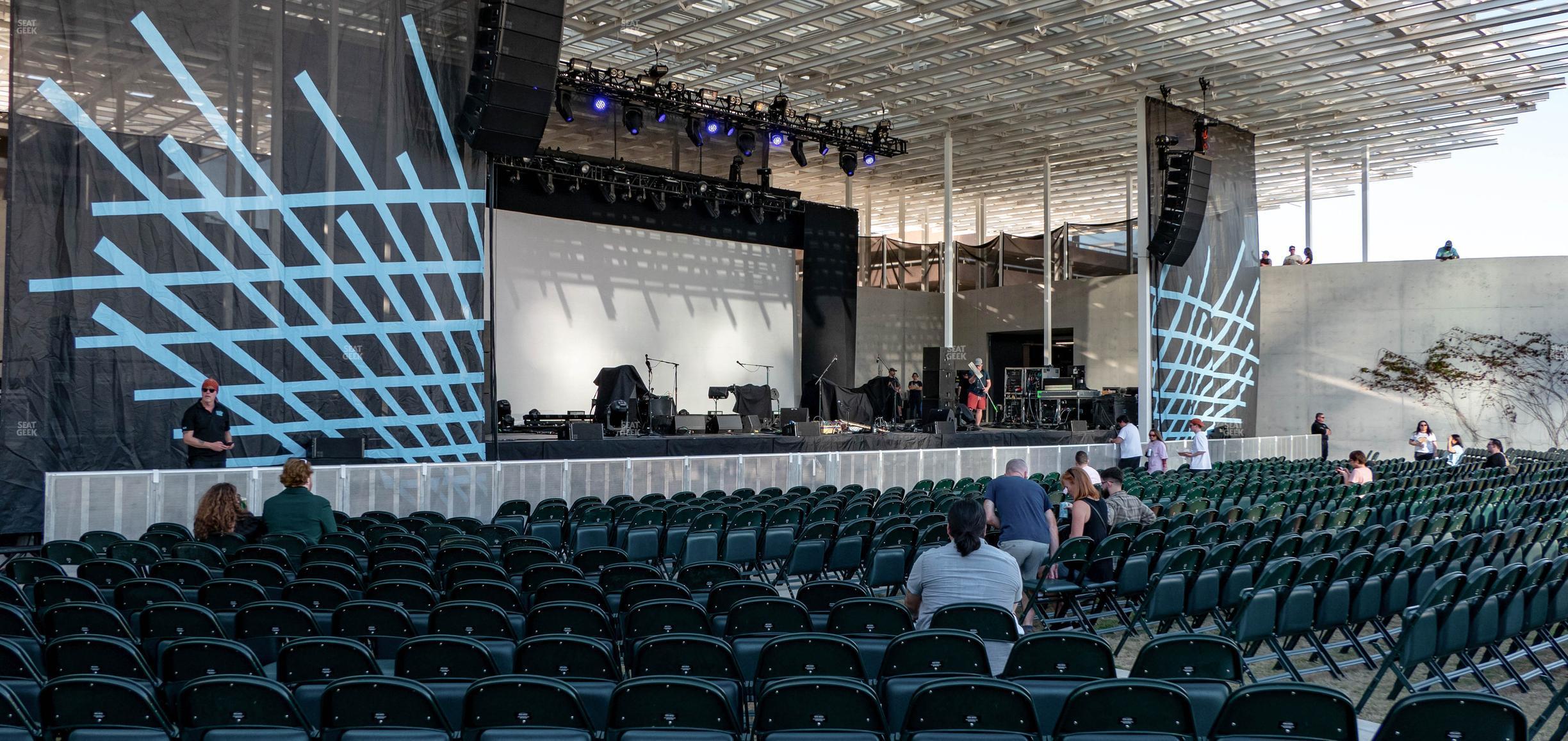 Seating view for Moody Amphitheater Section 105