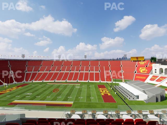 Seating view for Los Angeles Memorial Coliseum Section Club 403